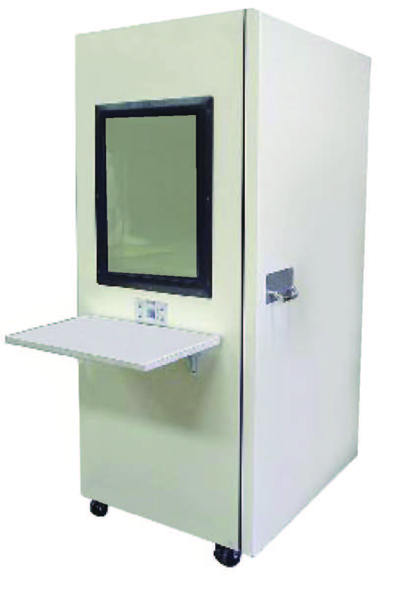 mini hearing screening booth